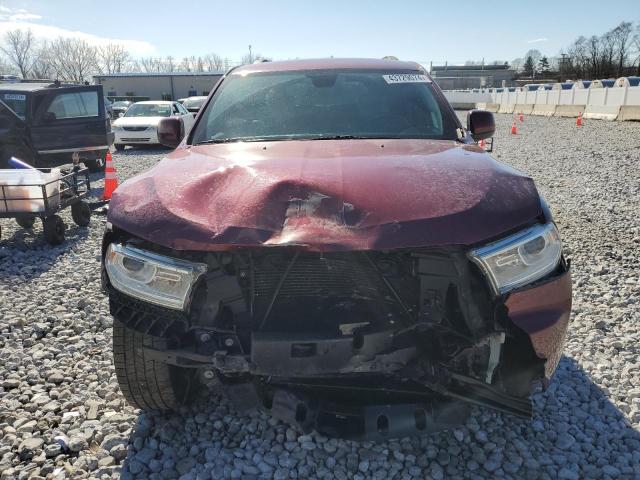 1C4RDJAG3HC850776 - 2017 DODGE DURANGO SXT BURGUNDY photo 5