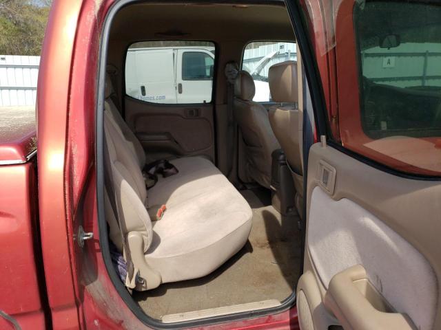 5TEGN92N62Z137377 - 2002 TOYOTA TACOMA DOUBLE CAB PRERUNNER RED photo 10