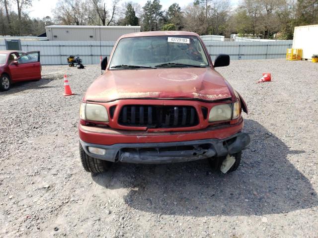 5TEGN92N62Z137377 - 2002 TOYOTA TACOMA DOUBLE CAB PRERUNNER RED photo 5