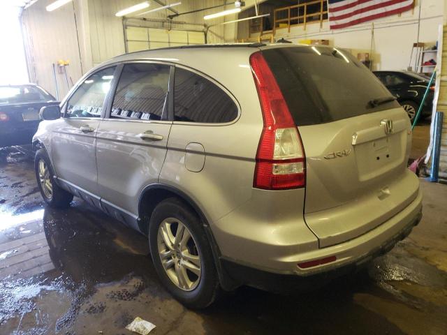 5J6RE4H73AL046286 - 2010 HONDA CR-V EXL SILVER photo 2