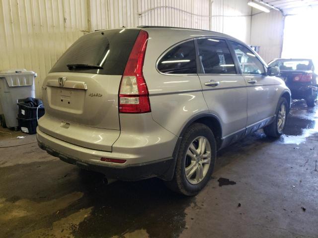 5J6RE4H73AL046286 - 2010 HONDA CR-V EXL SILVER photo 3