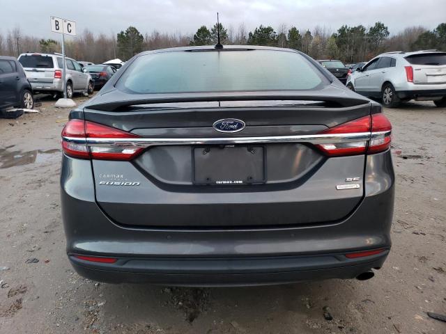 3FA6P0HD0HR338528 - 2017 FORD FUSION SE GRAY photo 6