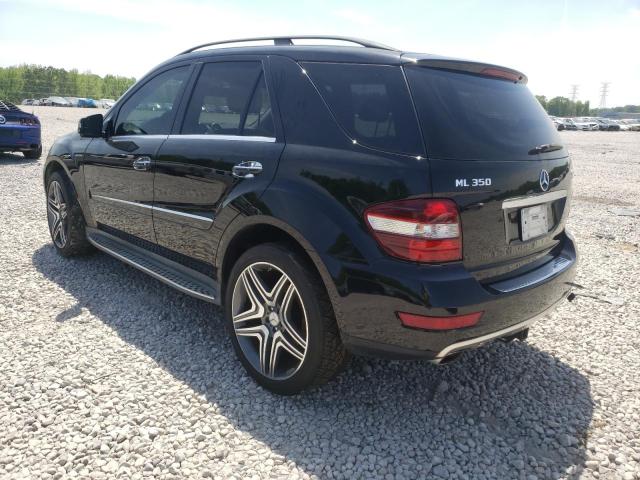 4JGBB8GB9BA682328 - 2011 MERCEDES-BENZ ML 350 4MATIC BLACK photo 3