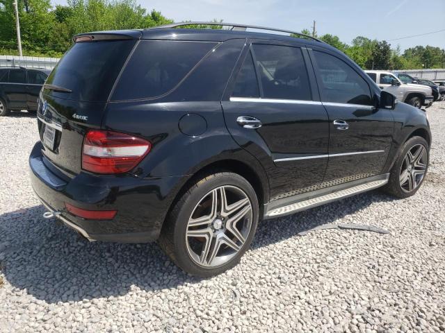 4JGBB8GB9BA682328 - 2011 MERCEDES-BENZ ML 350 4MATIC BLACK photo 4