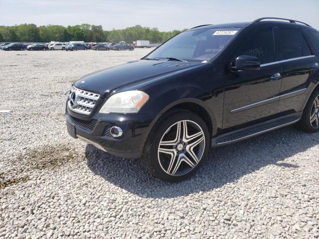 4JGBB8GB9BA682328 - 2011 MERCEDES-BENZ ML 350 4MATIC BLACK photo 9