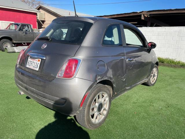 3C3CFFAR5DT672631 - 2013 FIAT 500 POP GRAY photo 4