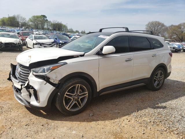 KM8SR4HF4KU302557 - 2019 HYUNDAI SANTA FE X SE ULTIMATE WHITE photo 1