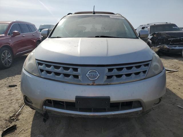 JN8AZ08W56W547861 - 2006 NISSAN MURANO SL SILVER photo 5