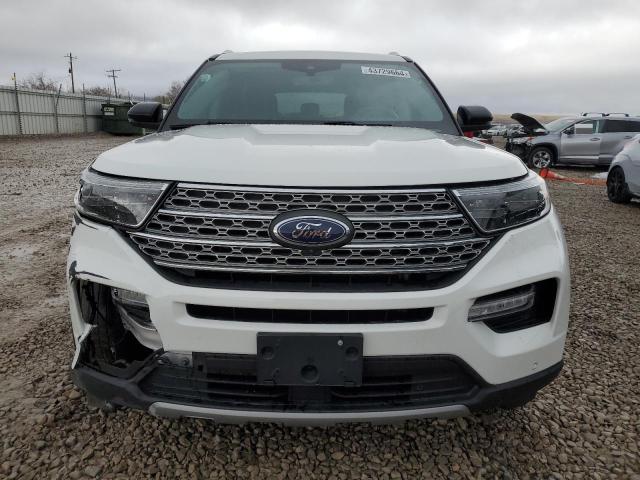 1FMSK8FHXLGC40680 - 2020 FORD EXPLORER LIMITED WHITE photo 5