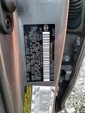 4T1BE32K35U610707 - 2005 TOYOTA CAMRY LE GRAY photo 12