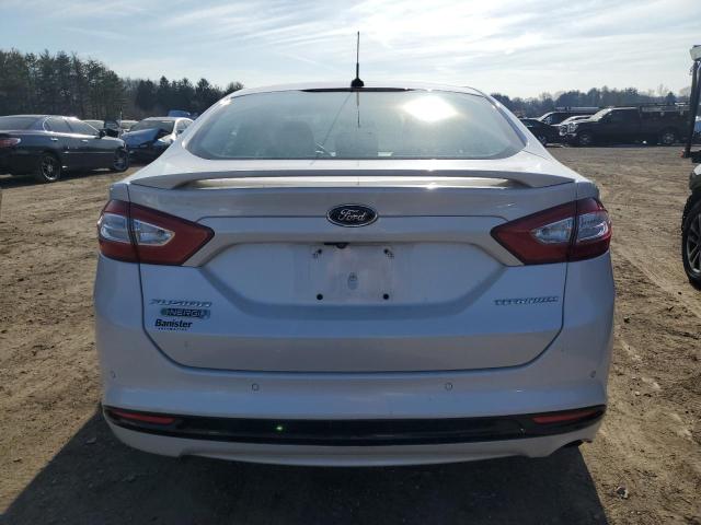 3FA6P0SU8GR109053 - 2016 FORD FUSION TITANIUM PHEV WHITE photo 6