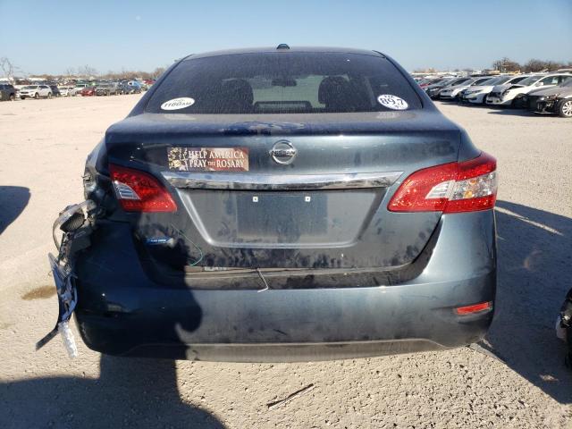 1N4AB7AP5DN909322 - 2013 NISSAN SENTRA S BLUE photo 6