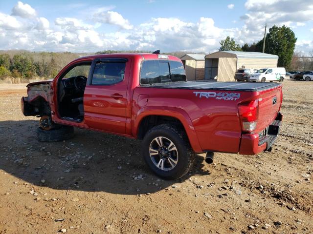 5TFCZ5AN5HX118977 - 2017 TOYOTA TACOMA DOUBLE CAB RED photo 2