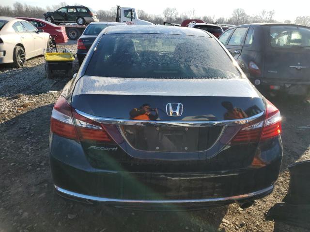 1HGCR2F47HA222860 - 2017 HONDA ACCORD LX BLACK photo 6