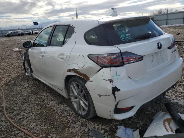 JTHKD5BH5H2287444 - 2017 LEXUS CT 200 WHITE photo 2