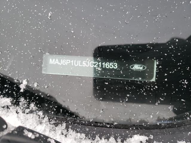 MAJ6P1UL5JC211653 - 2018 FORD ECOSPORT SE Biały zdjęcie 13