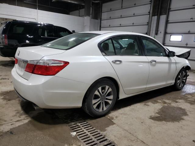 1HGCR2F35DA073334 - 2013 HONDA ACCORD LX WHITE photo 3