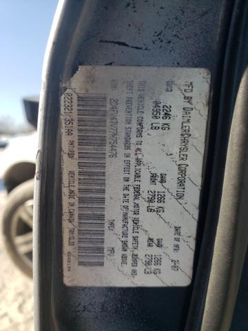 2D4FV47V77H754476 - 2007 DODGE MAGNUM SXT SILVER photo 12