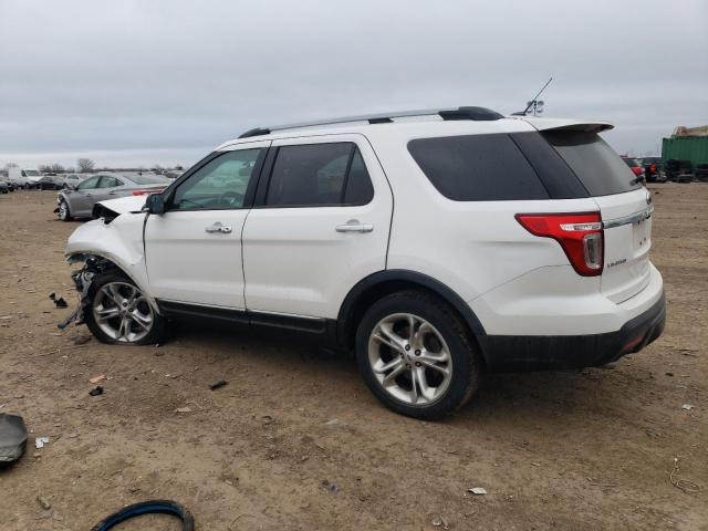 1FM5K7F87EGC33700 - 2014 FORD EXPLORER LIMITED WHITE photo 2