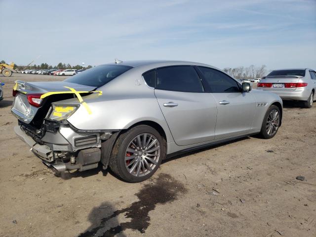 ZAM56RRA5E1078128 - 2014 MASERATI QUATTROPOR S SILVER photo 3