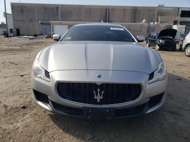 ZAM56RRA5E1078128 - 2014 MASERATI QUATTROPOR S SILVER photo 5