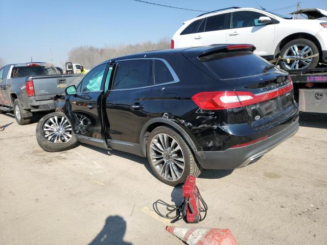2LMPJ8LP4HBL15607 - 2017 LINCOLN MKX RESERVE أسود صورة 2