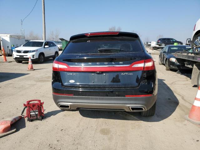 2LMPJ8LP4HBL15607 - 2017 LINCOLN MKX RESERVE أسود صورة 6