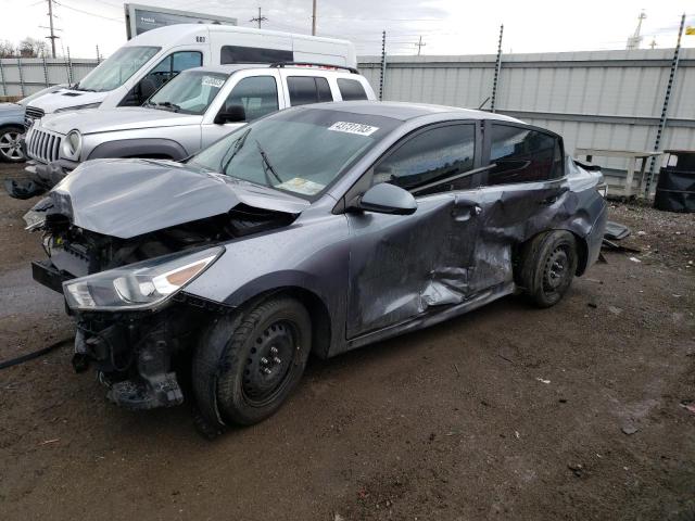 3KPA24AB1KE170528 - 2019 KIA RIO S GRAY photo 1