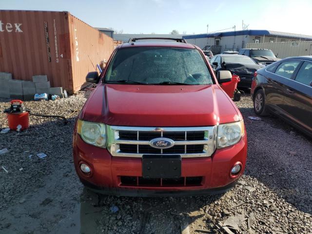 1FMCU0D72CKA21638 - 2012 FORD ESCAPE XLT RED photo 5