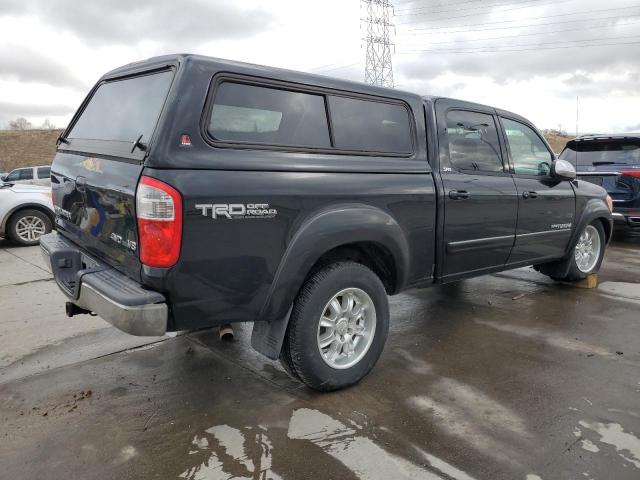 5TBDT44156S554359 - 2006 TOYOTA TUNDRA DOUBLE CAB SR5 BLACK photo 3