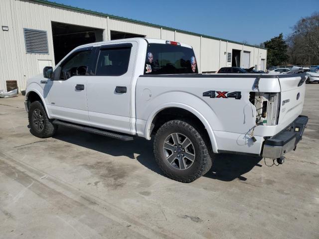 1FTEW1EG1GFB30652 - 2016 FORD F150 SUPERCREW WHITE photo 2