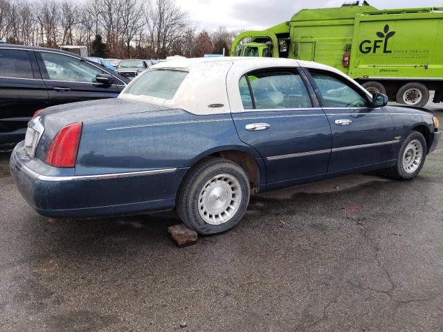 1LNFM81W6WY719775 - 1998 LINCOLN TOWN CAR EXECUTIVE BLUE photo 3