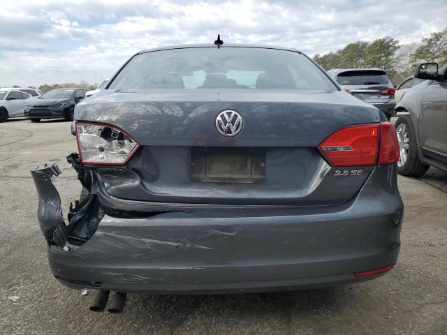 3VWDZ7AJ5BM025982 - 2011 VOLKSWAGEN JETTA SE CHARCOAL photo 6