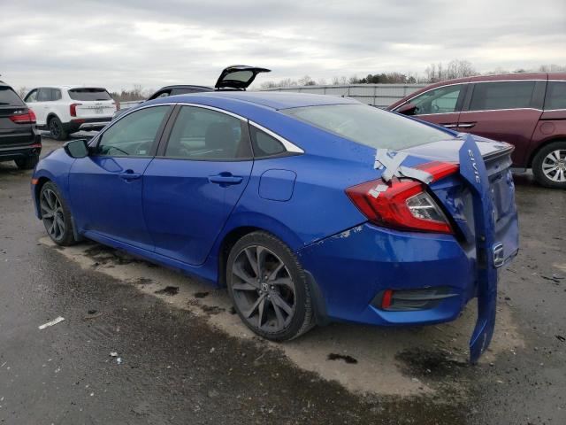 2HGFC2F80KH583096 - 2019 HONDA CIVIC SPORT 蓝色 照片 2