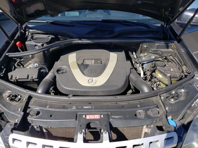 4JGBB8GB0BA666423 - 2011 MERCEDES-BENZ ML 350 4MATIC GRAY photo 11