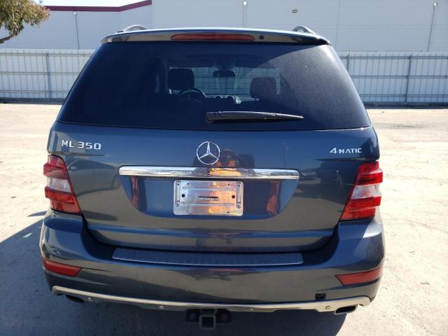 4JGBB8GB0BA666423 - 2011 MERCEDES-BENZ ML 350 4MATIC GRAY photo 6