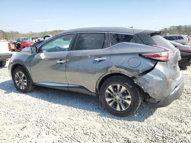 5N1AZ2MG8FN202833 - 2015 NISSAN MURANO S GRAY photo 2