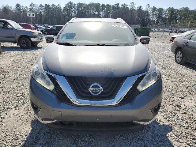 5N1AZ2MG8FN202833 - 2015 NISSAN MURANO S GRAY photo 5