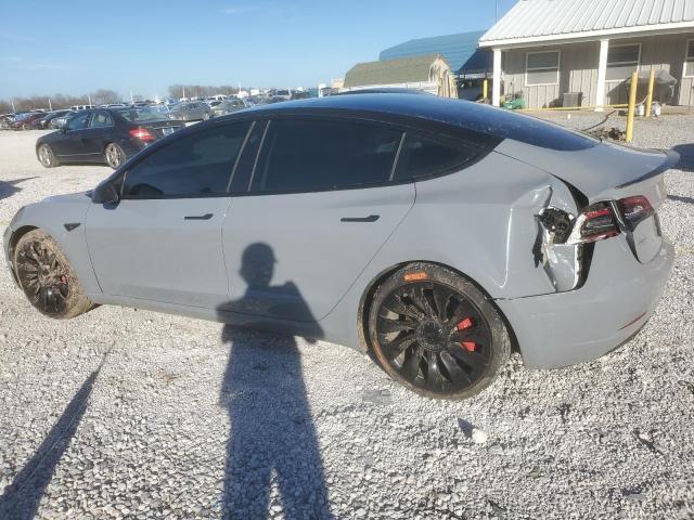 5YJ3E1EC9MF947911 - 2021 TESLA MODEL 3 فضي صورة 2