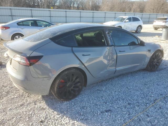 5YJ3E1EC9MF947911 - 2021 TESLA MODEL 3 فضي صورة 3