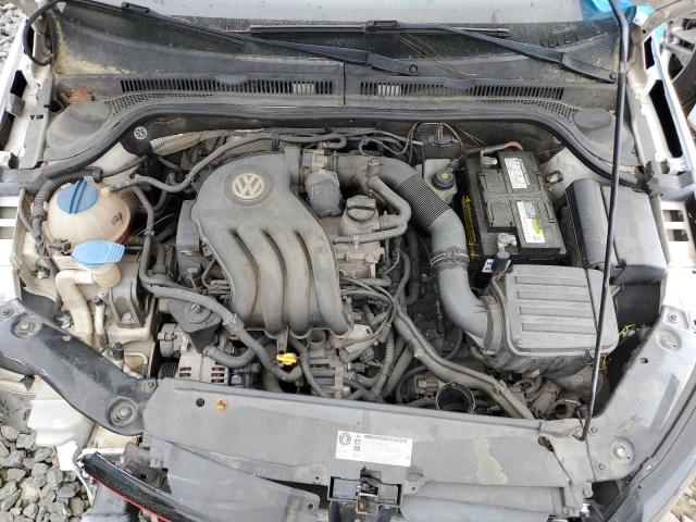 3VW2K7AJ4CM351219 - 2012 VOLKSWAGEN JETTA BASE أبيض صورة 11