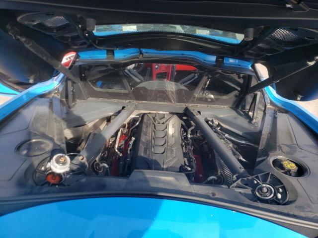 1G1YC2D49M5106533 - 2021 CHEVROLET CORVETTE STINGRAY 3LT BLUE photo 11