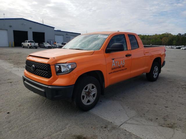 5TFRY5F10MX280416 - 2021 TOYOTA TUNDRA DOUBLE CAB SR/SR5 ORANGE photo 1