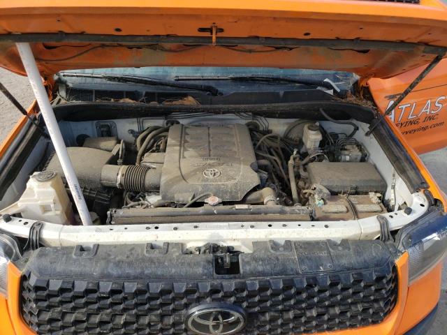 5TFRY5F10MX280416 - 2021 TOYOTA TUNDRA DOUBLE CAB SR/SR5 ORANGE photo 11