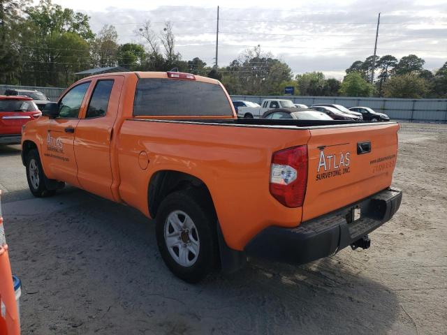 5TFRY5F10MX280416 - 2021 TOYOTA TUNDRA DOUBLE CAB SR/SR5 ORANGE photo 2