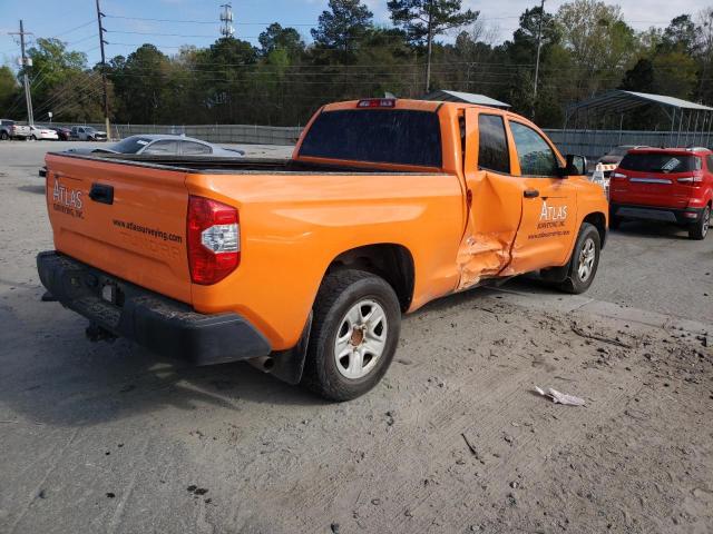 5TFRY5F10MX280416 - 2021 TOYOTA TUNDRA DOUBLE CAB SR/SR5 ORANGE photo 3