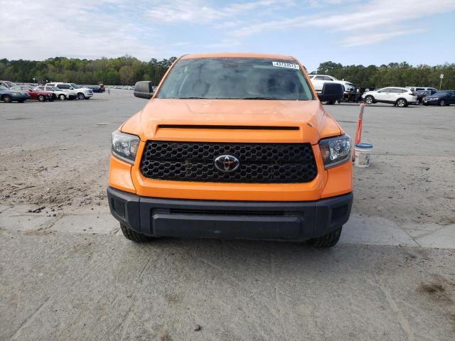 5TFRY5F10MX280416 - 2021 TOYOTA TUNDRA DOUBLE CAB SR/SR5 ORANGE photo 5