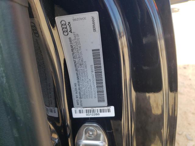 WAUCGAFR5DA016955 - 2013 AUDI S5 PREMIUM PLUS BLACK photo 12