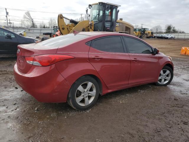 KMHDH4AE2CU435753 - 2012 HYUNDAI ELANTRA GLS BURGUNDY photo 3