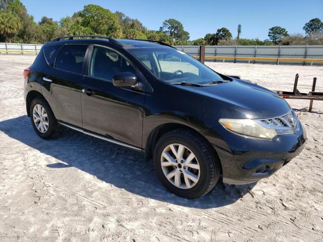 JN8AZ1MU3CW111063 - 2012 NISSAN MURANO S BLACK photo 4